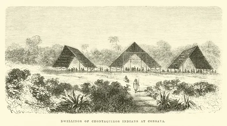 Viviendas de los Indios Chontaquiros en Consaya
